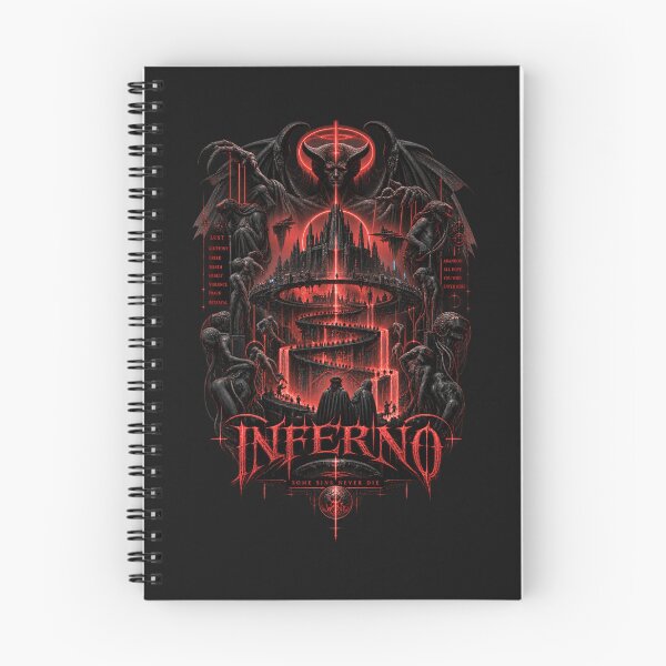 Item preview, Descend into a futuristic vision of Dante’s Inferno designed and sold by Cotton-Vibe.
