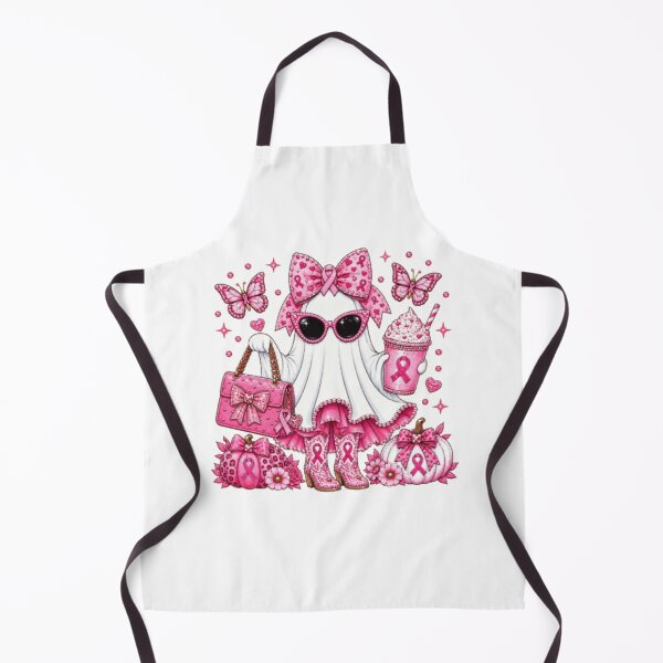 Item preview, Pink Ghost Breast Cancer Awareness Halloween Coquette Girls designed and sold by boisomari.