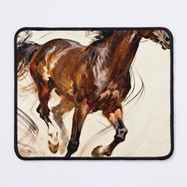 Item preview, Brown Horse with Flowing Mane designed and sold by KAMOCHI Art.