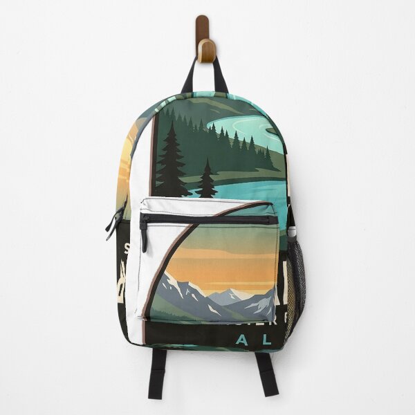 Item preview, Kenai River Alaska Vintage Travel Badge Sticker designed and sold by DetourDgn.