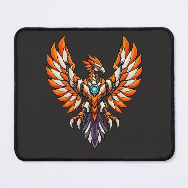 Item preview, Phoenix Reboot – Winged Robot Hero designed and sold by Thaivi Design.