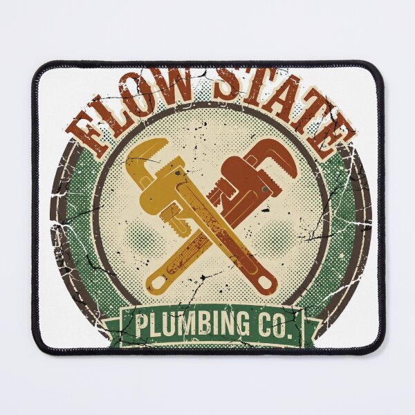 Item preview, Flow State Plumbing Co. Badge designed and sold by Odd-jack.