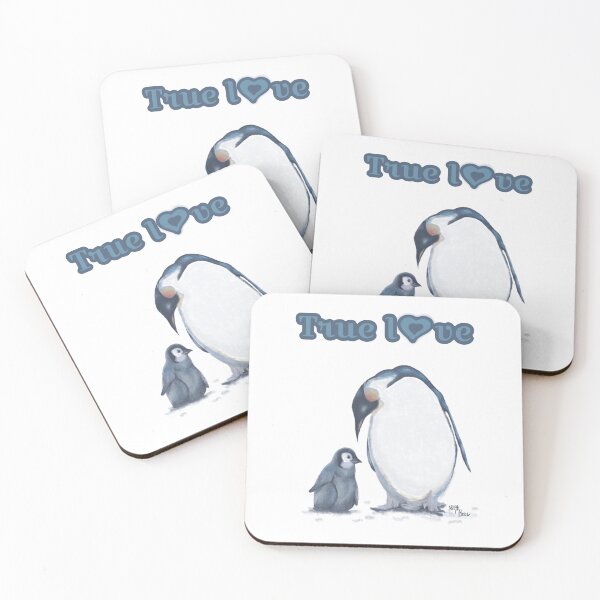 Item preview, True love- penguin love quote designed and sold by NathBros.