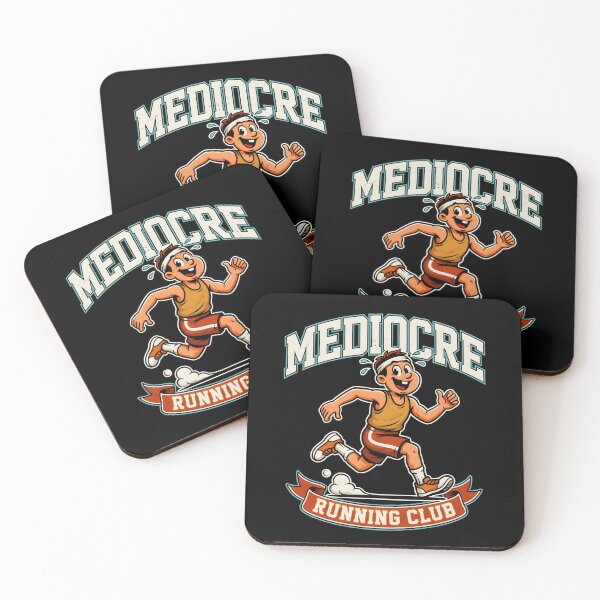 Item preview, Mediocre Running Club Retro Runner Running Joke designed and sold by Redgiant87x.