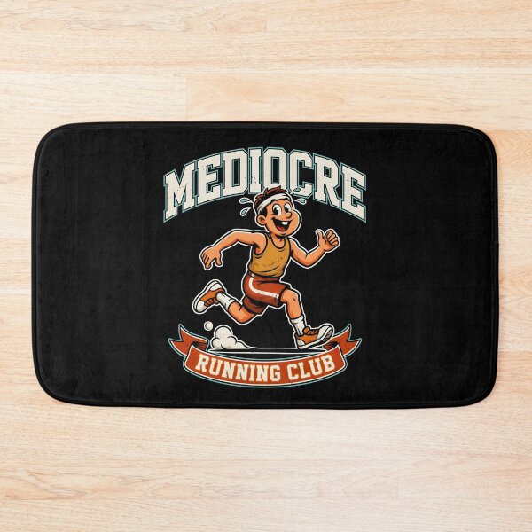 Item preview, Mediocre Running Club Retro Runner Running Joke designed and sold by Redgiant87x.
