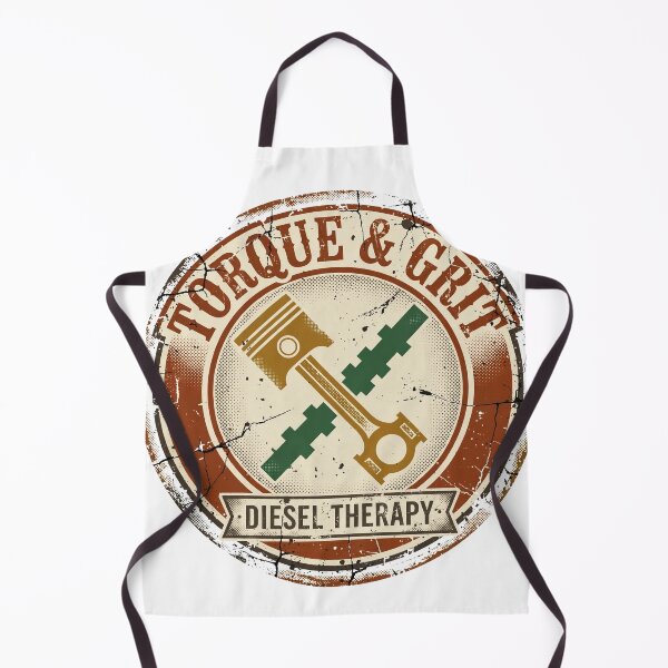 Item preview, Torque and Grit Diesel Therapy Badge designed and sold by Odd-jack.