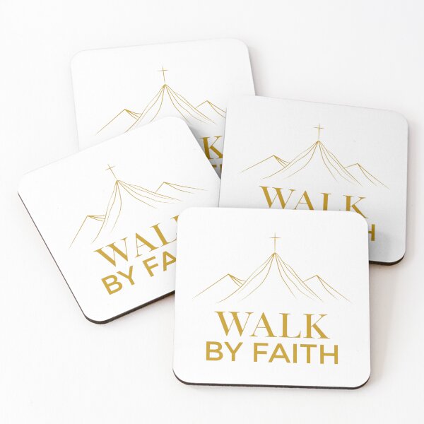Item preview, Walk By Faith Minimalist Mountain Cross designed and sold by Odd-jack.