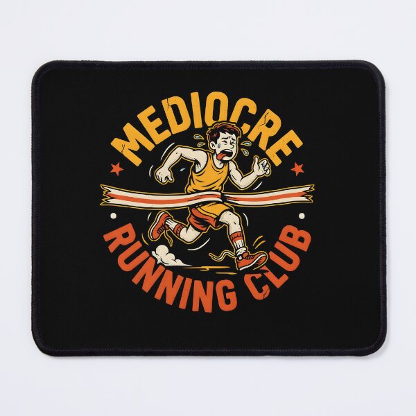 Item preview, Mediocre Running Club Funny Running Joke For Retro Runners designed and sold by Redgiant87x.