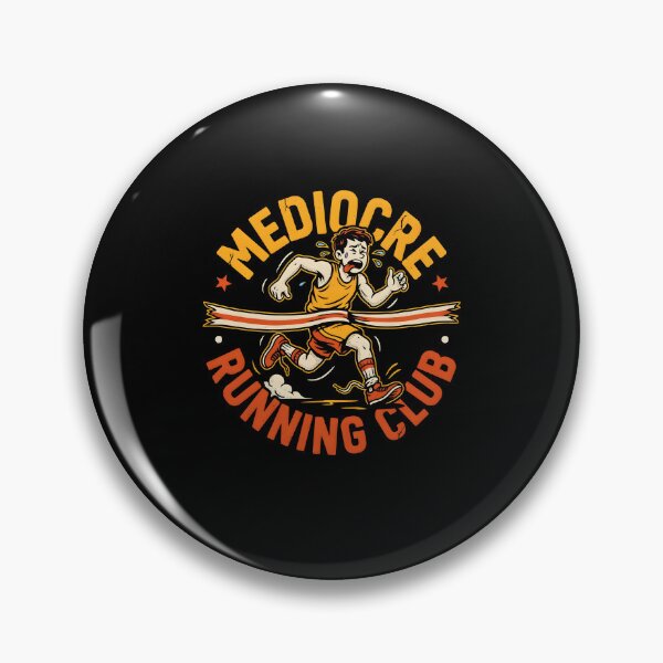 Item preview, Mediocre Running Club Funny Running Joke For Retro Runners designed and sold by Redgiant87x.
