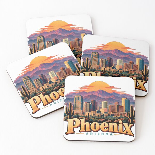 Item preview, Vintage Phoenix Arizona Travel Souvenir Landmark Gift designed and sold by MichaeIRellov.
