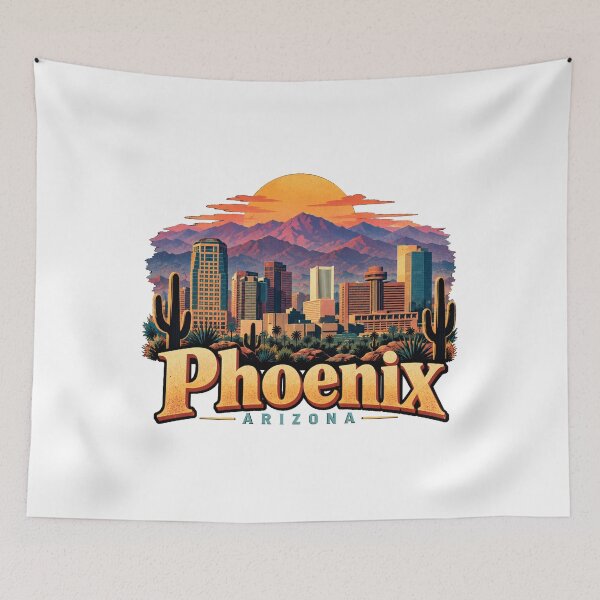 Item preview, Vintage Phoenix Arizona Travel Souvenir Landmark Gift designed and sold by MichaeIRellov.
