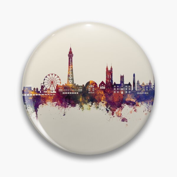 Item preview, Blackpool England Skyline designed and sold by ArtPrints.