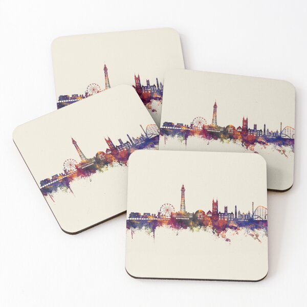 Item preview, Blackpool England Skyline designed and sold by ArtPrints.