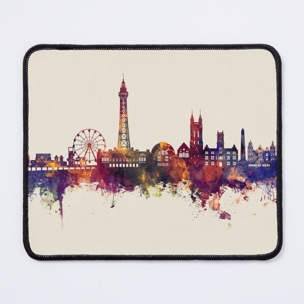 Item preview, Blackpool England Skyline designed and sold by ArtPrints.