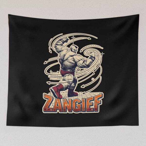 Item preview, Zangief Street Fighter Design, Zangief The Red Cyclone Artwork, Street Fighter Zangief Graphic, Zangief Fighting Game Art, Spinning Piledriver, Arcade Gaming Gift, Capcom Fan Art, Wrestling Gamer Gift designed and sold by Typologystudios.