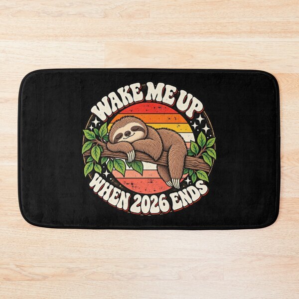 Item preview, Retro Wake Me Up When 2026 Ends designed and sold by Gabriela Mihai.