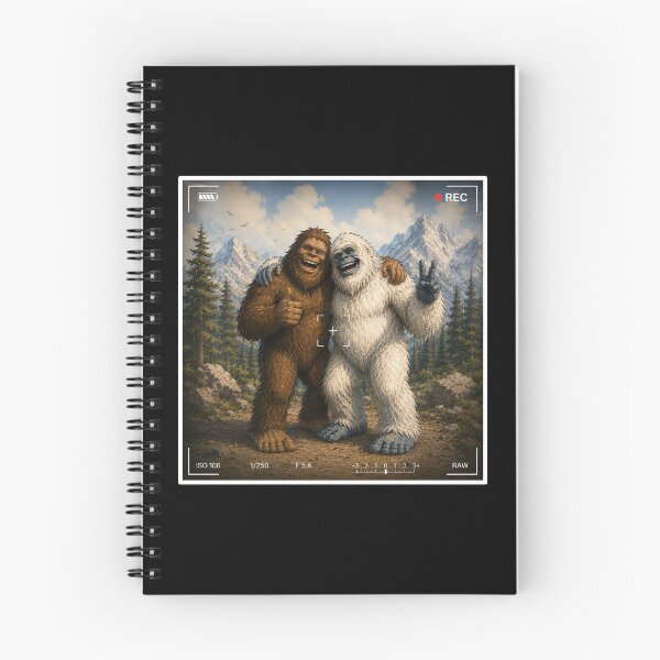 Item preview, Funny Bigfoot & Snow Creature Mountain Adventure designed and sold by Spyshirt.