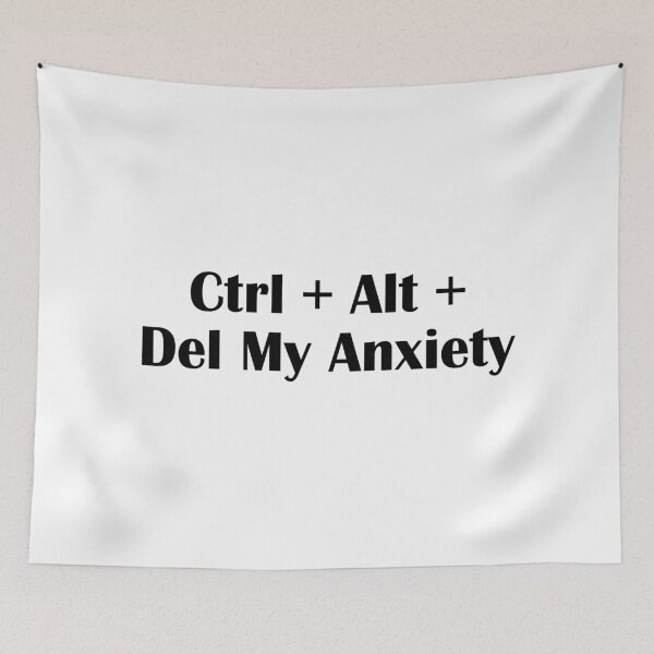 Item preview, Ctrl Alt Del My Anxiety Funny Tech Quote designed and sold by IannelloDesign.