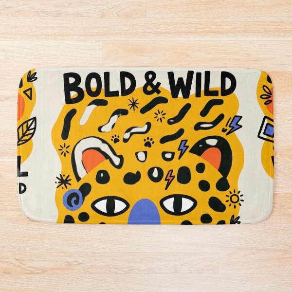 Item preview, Leopard Spotted Getting a Shocking Blue Nose Job While Paws-ing for Reflection designed and sold by Print Fiction.
