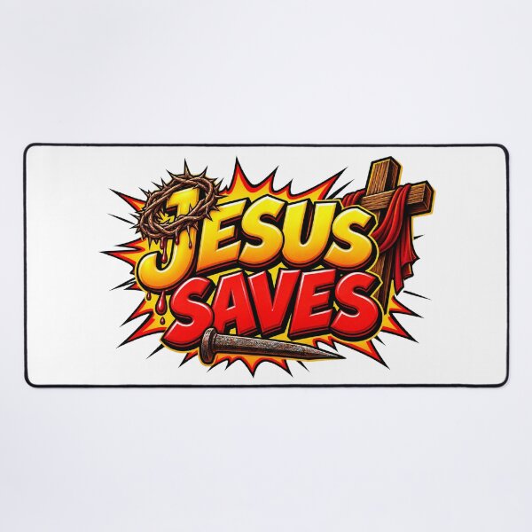 Item preview, JESUS SAVES designed and sold by LizHumorComics.