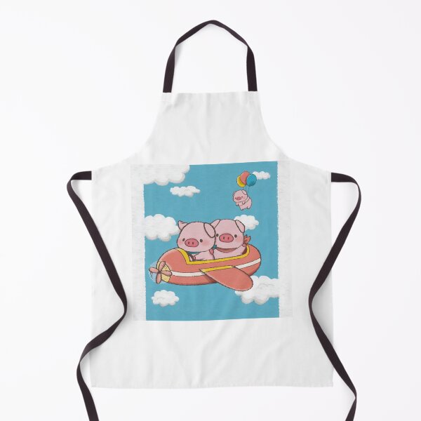 Item preview, Flying Pigs Whimsical Sky Adventure Propeller Airplane Art designed and sold by Aazrainpig.