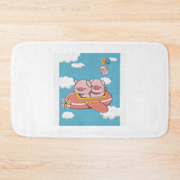 Item preview, Flying Pigs Whimsical Sky Adventure Propeller Airplane Art designed and sold by Aazrainpig.