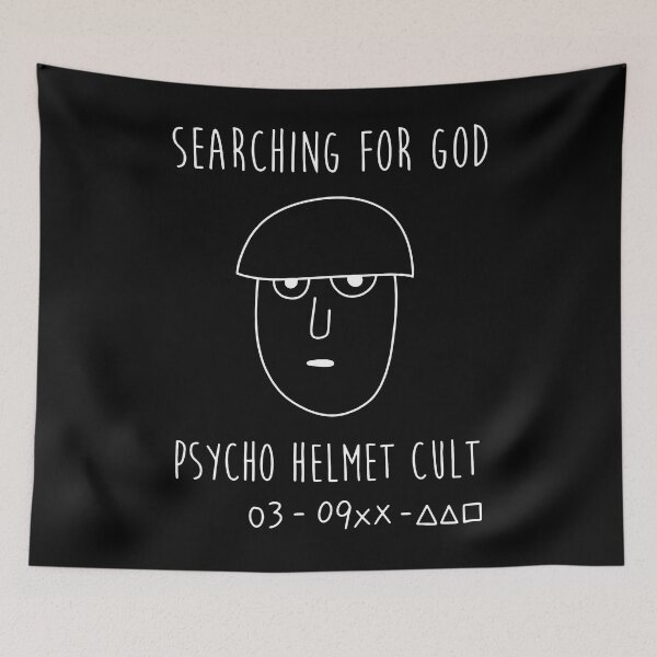 Item preview, Mob Psycho 100 - Searching For God - Psycho Helmet Cult - 03 09xx - Triangle Triangle Square designed and sold by notajojosfan.