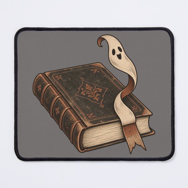 Item preview, Bookmark Refuses To Leave Retro Halloween Book Design designed and sold by Golden Era Studio.