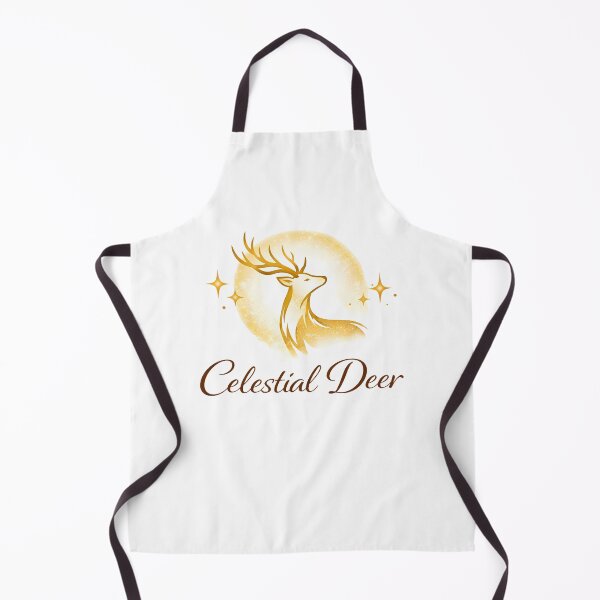 Item preview, Celestial Deer Golden Magic Boho Gold designed and sold by BohoMysticArt.