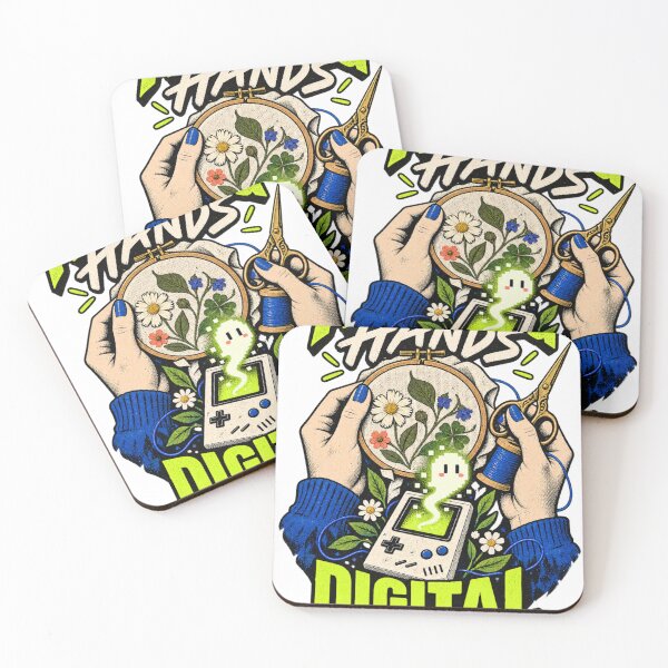 Item preview, Analog Hands Digital Ghost Retro Art designed and sold by ODDLUME CLUB.