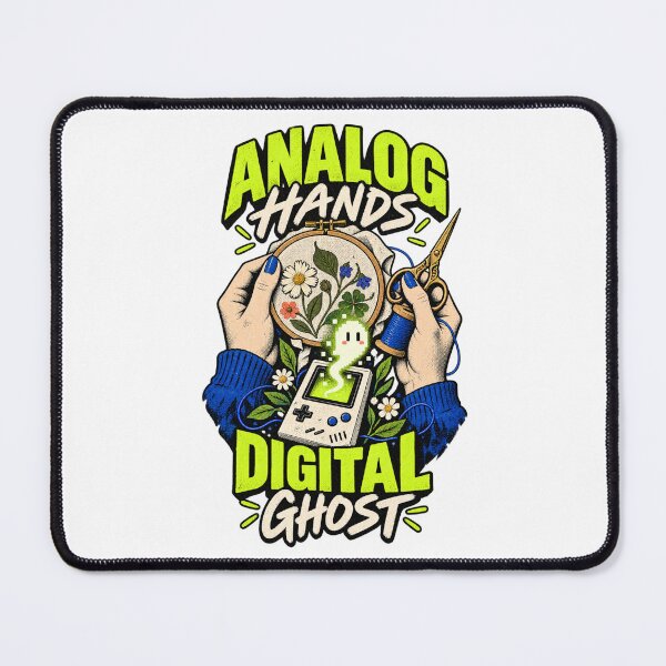Item preview, Analog Hands Digital Ghost Retro Art designed and sold by ODDLUME CLUB.