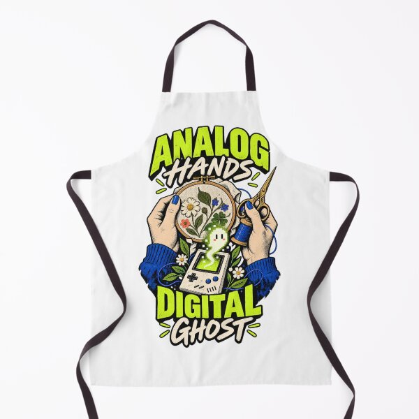 Item preview, Analog Hands Digital Ghost Retro Art designed and sold by ODDLUME CLUB.