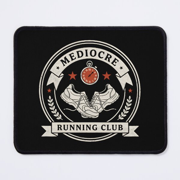Item preview, Mediocre Running Club Retro Running Humor For Funny Runners designed and sold by Redgiant87x.