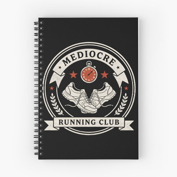 Item preview, Mediocre Running Club Retro Running Humor For Funny Runners designed and sold by Redgiant87x.