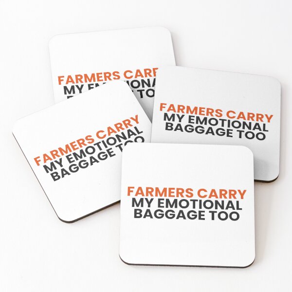 Item preview, Farmers Carry My Emotional Baggage Too - Funny Gym Shirt designed and sold by Rellaess.
