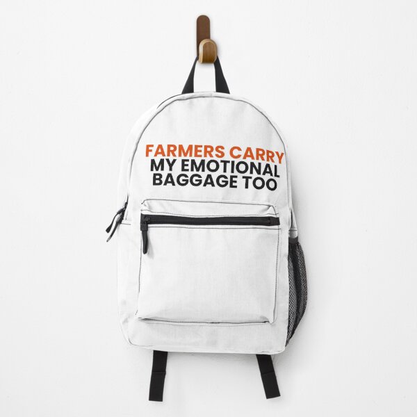 Item preview, Farmers Carry My Emotional Baggage Too - Funny Gym Shirt designed and sold by Rellaess.