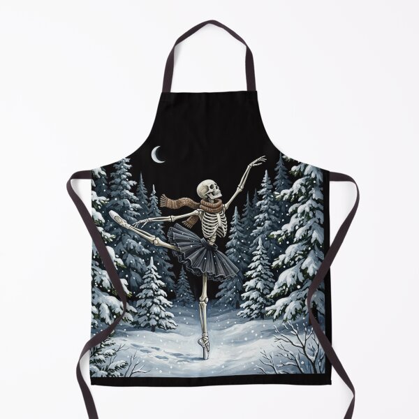 Item preview, Winter Skeleton Dancing Arabesque Cottagecore Christmas designed and sold by w66aboo.