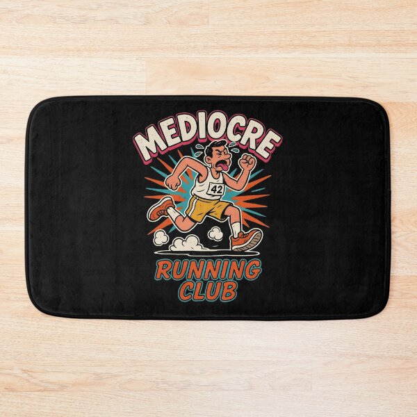 Item preview, Mediocre Running Club Funny Running Retro Jogger designed and sold by Redgiant87x.