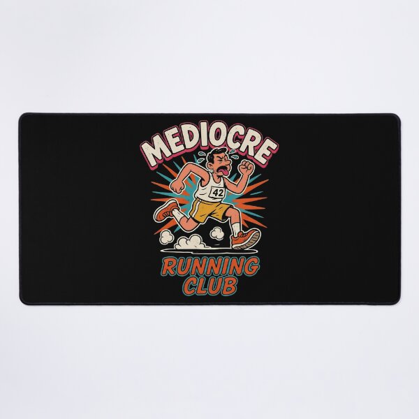 Item preview, Mediocre Running Club Funny Running Retro Jogger designed and sold by Redgiant87x.