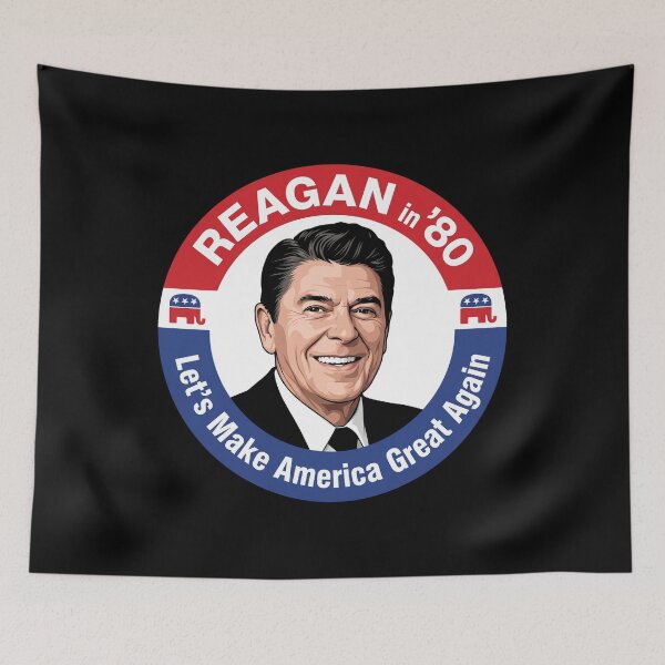 Item preview, Ronald Reagan - Reagan In 80 - Let Us Make America Great Again designed and sold by notajojosfan.