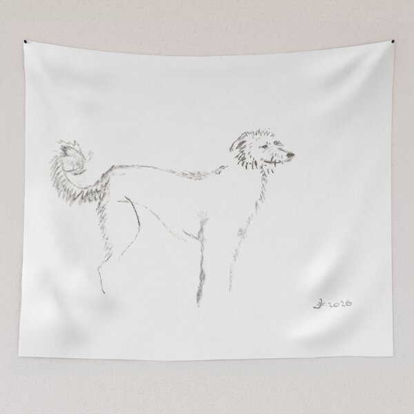Item preview, Lurcher Dog 12 designed and sold by zatiak.