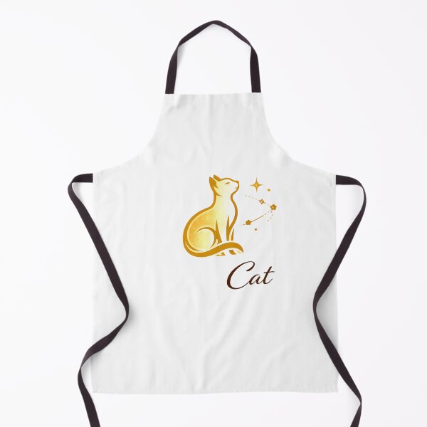 Item preview, Spirit Cat Golden Celestial Boho Gold designed and sold by BohoMysticArt.