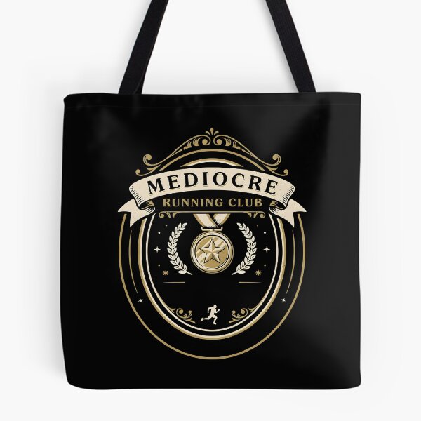 Item preview, Mediocre Running Club Running Joke Retro Runner Humor designed and sold by Redgiant87x.