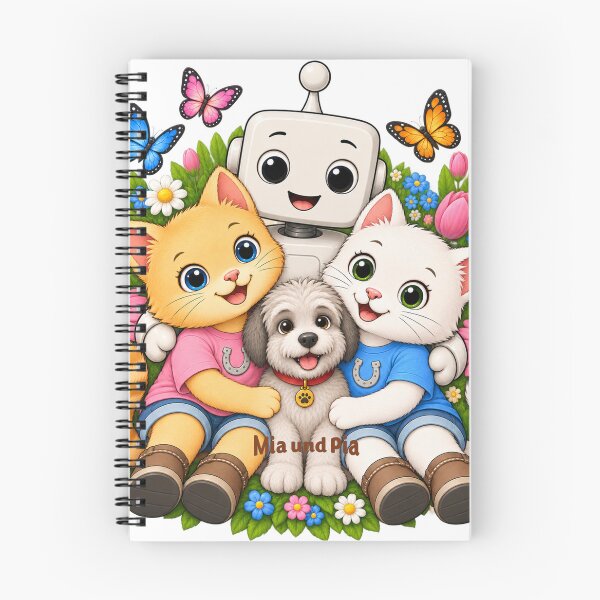Item preview, From the book series "Mia and Pia - Coloring Fun Meets Cat Knowledge - Adventures to Color, Learn and Marvel At". designed and sold by WasserSonneWind.