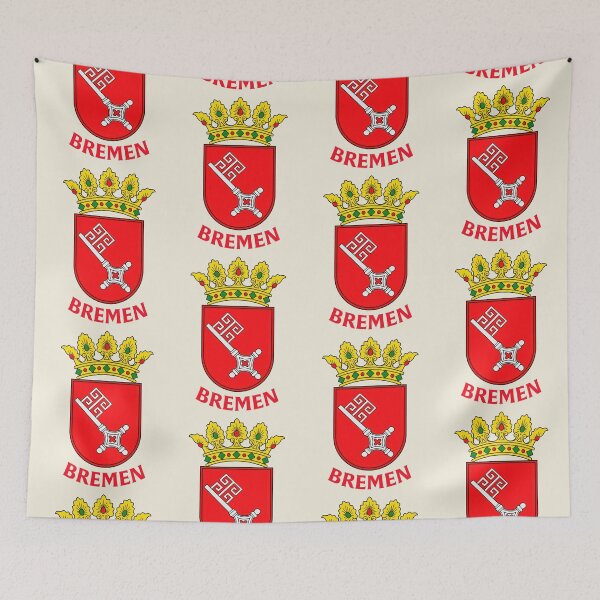 Item preview, Bremen Coat of Arms Germany Heritage designed and sold by Retr0Tshirts.