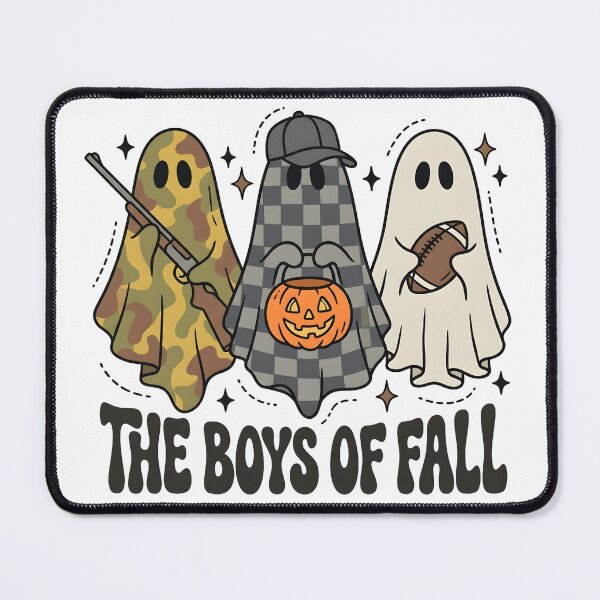 Item preview, The Boys Of Fall Halloween Football Hunting Ghost designed and sold by KroghDs.