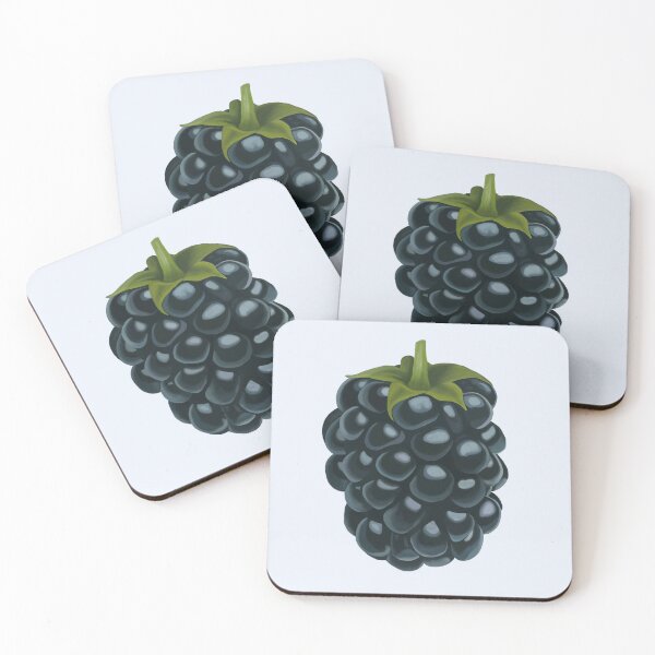 Item preview, Blackberry Realistic Botanical Fruit Art  designed and sold by Dusk Daisy Art.