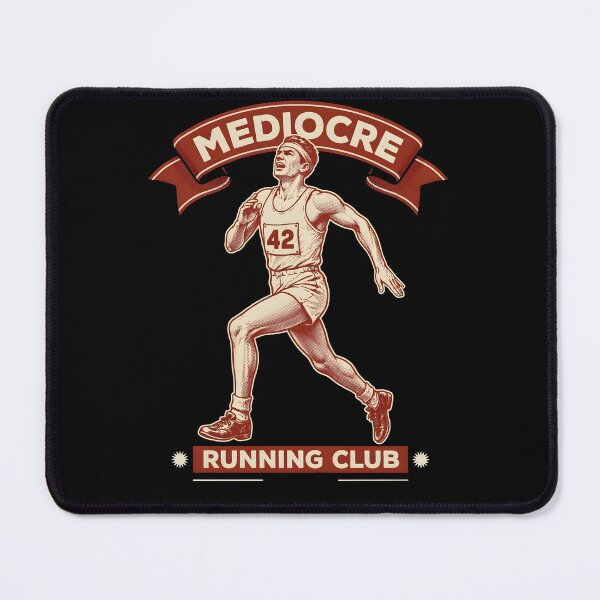 Item preview, Mediocre Running Club Retro Runner Funny Running designed and sold by Redgiant87x.