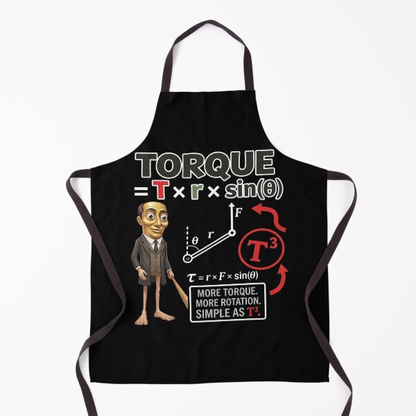 Item preview, Torque Equals T Times r Times Sin Theta - More Torque More Rotation Simple As T3 designed and sold by lucrfts.