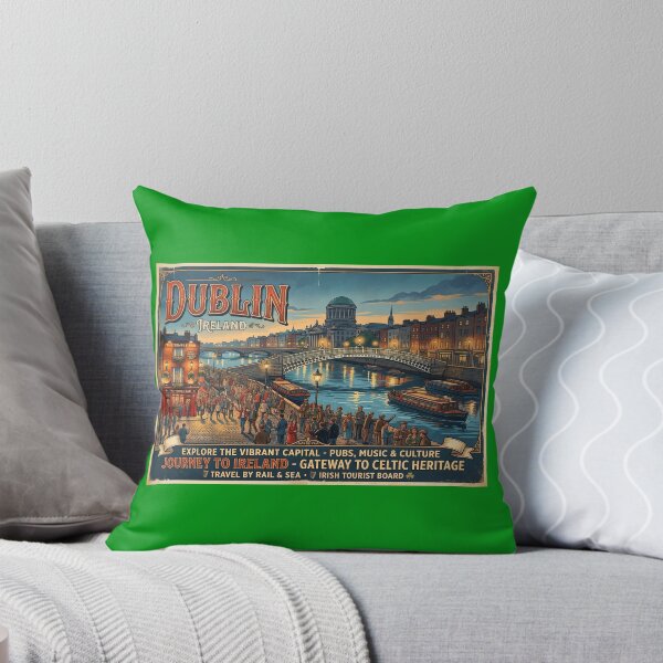 Artikelvorschau, Dublin-Reiseplakat entworfen und verkauft von ArtworkNorth.